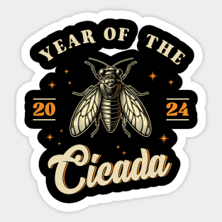 Year of the cicada Sticker